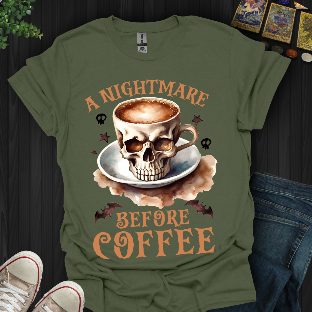 A Nightmare Before Coffee T-Shirt