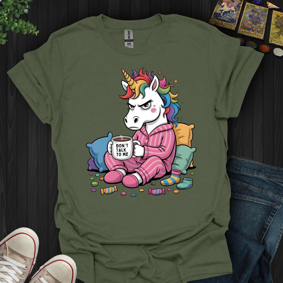 Grumpy Unicorn – Don’t Talk To Me T-Shirt