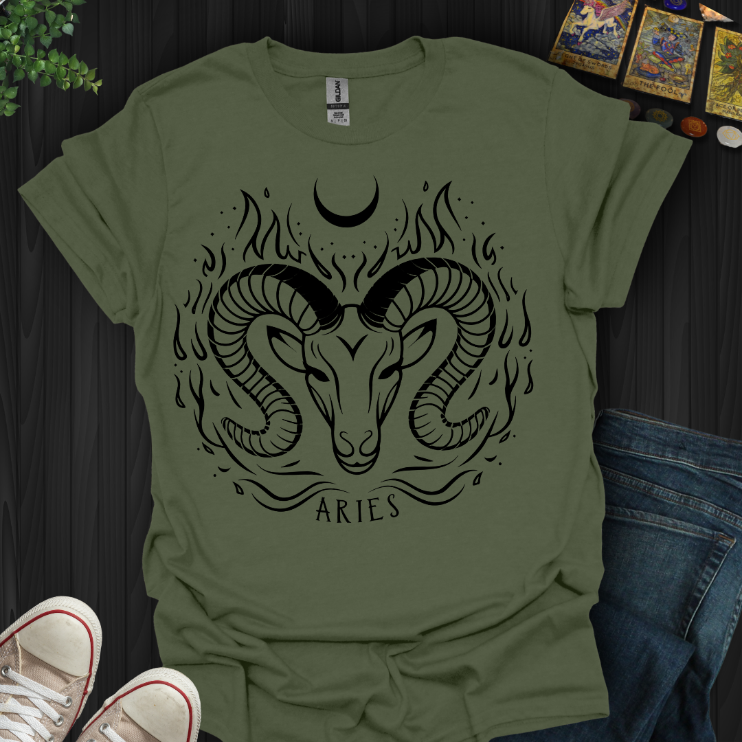 Fiery Aries Vibes T-Shirt