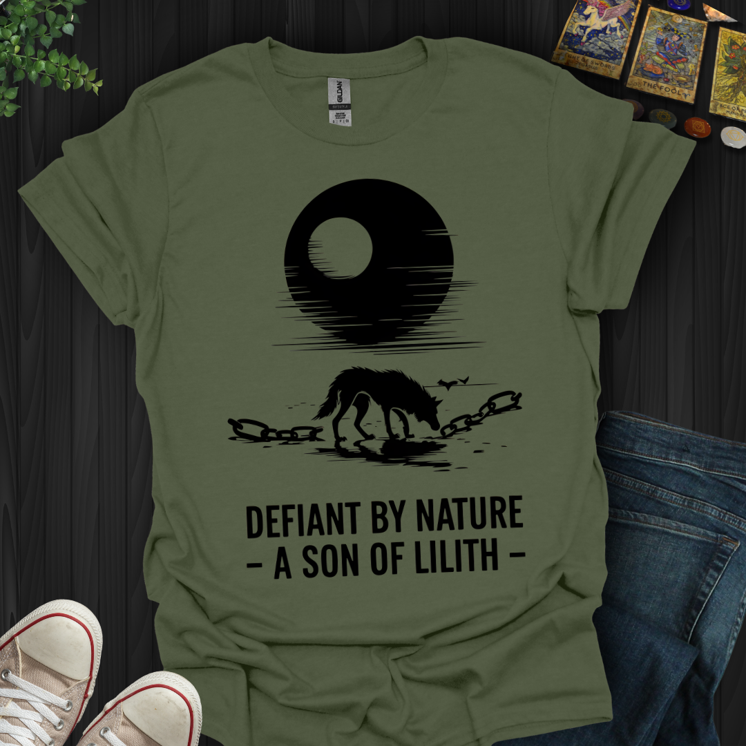 Defiant by Nature – A Son of Lilith T-Shirt