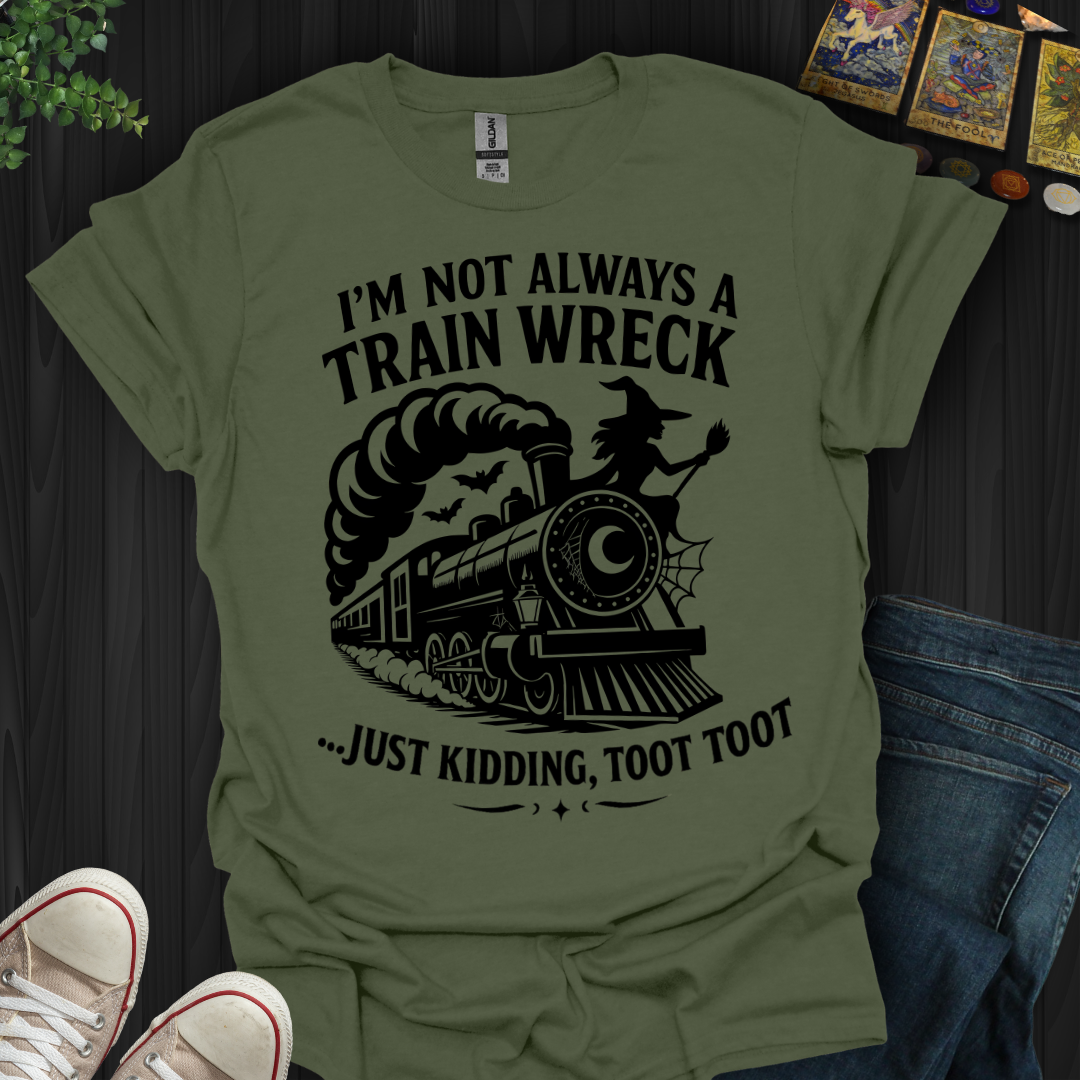 Train Wreck Witch T-Shirt
