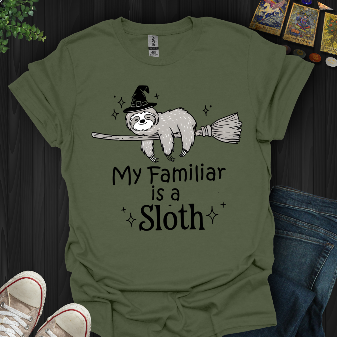 My Familiar Is A Sloth T-Shirt