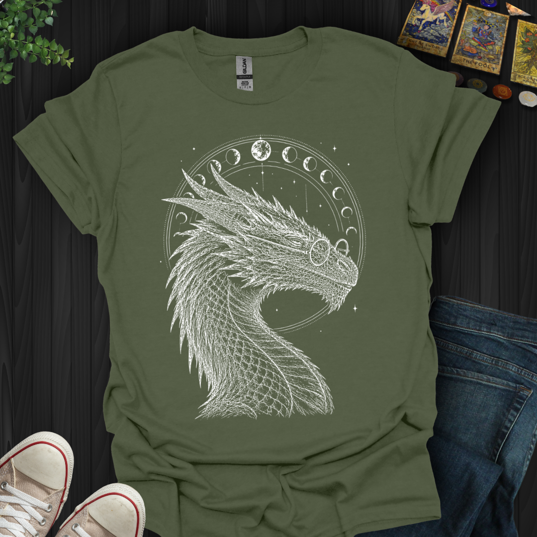 Moon Phase Dragon - T-Shirt