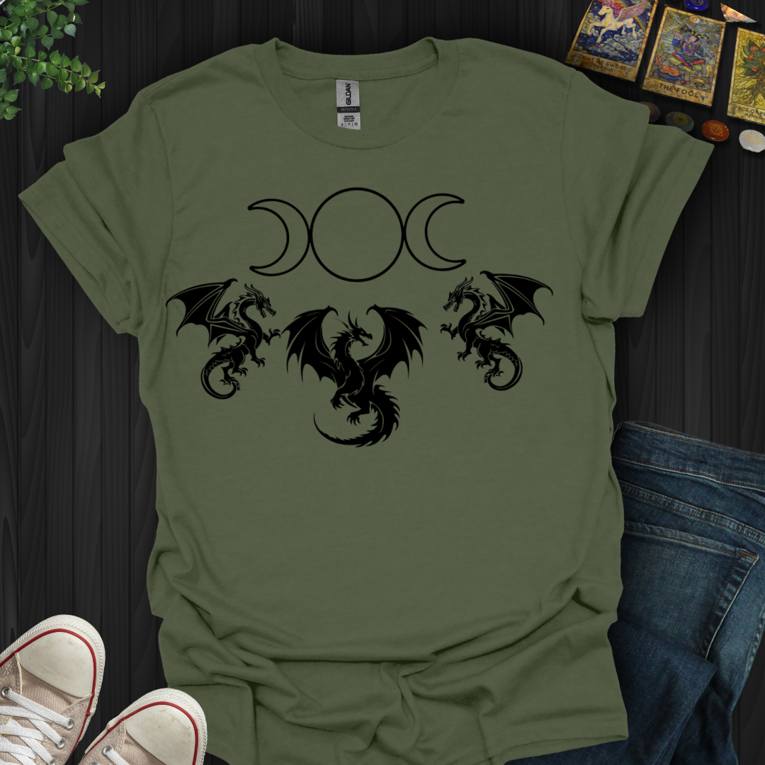 Triple Moon Dragon T-Shirt