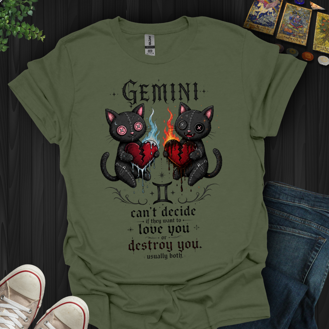 Gemini: Love You Or Destroy You T-Shirt