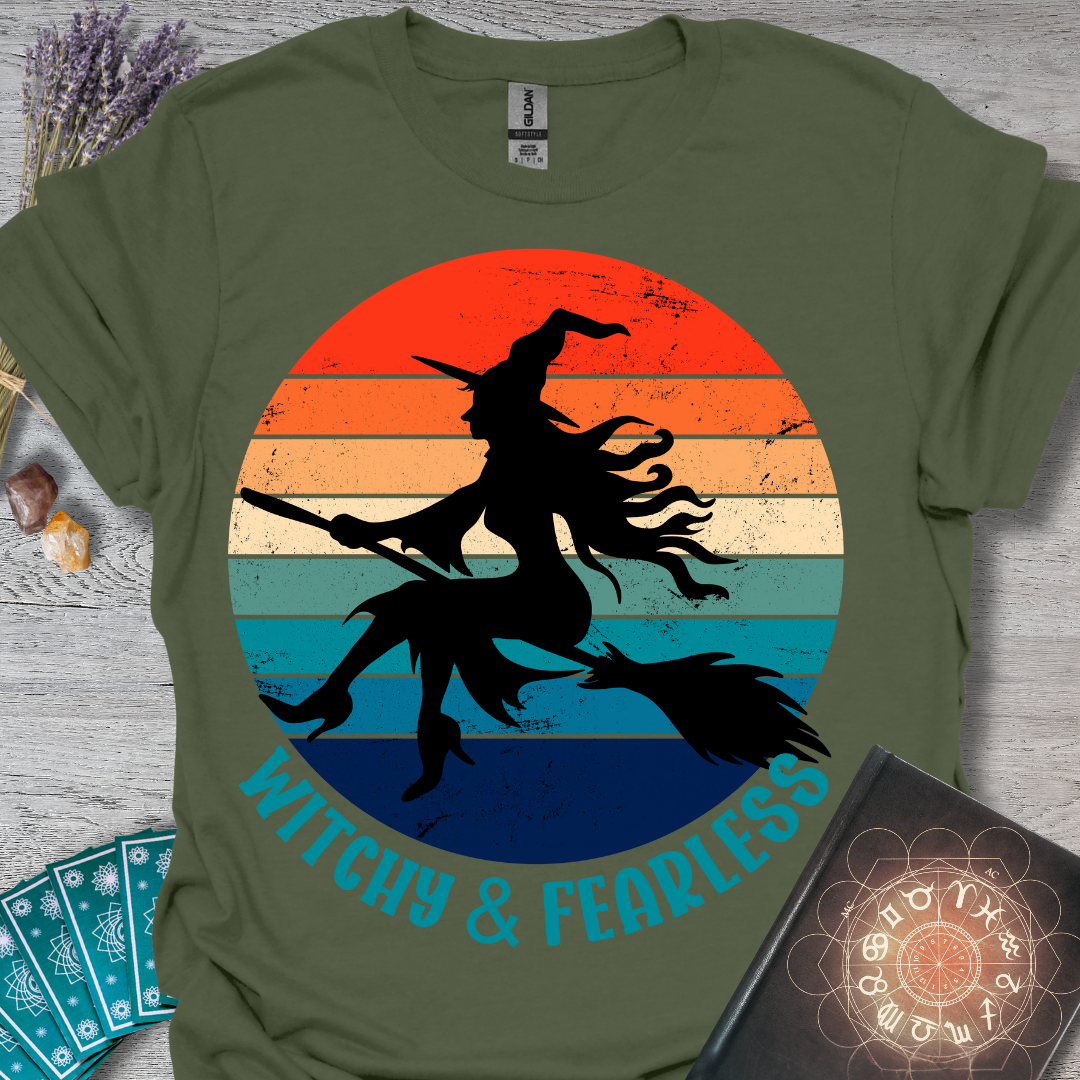 Retro Witchy & Fearless T-Shirt
