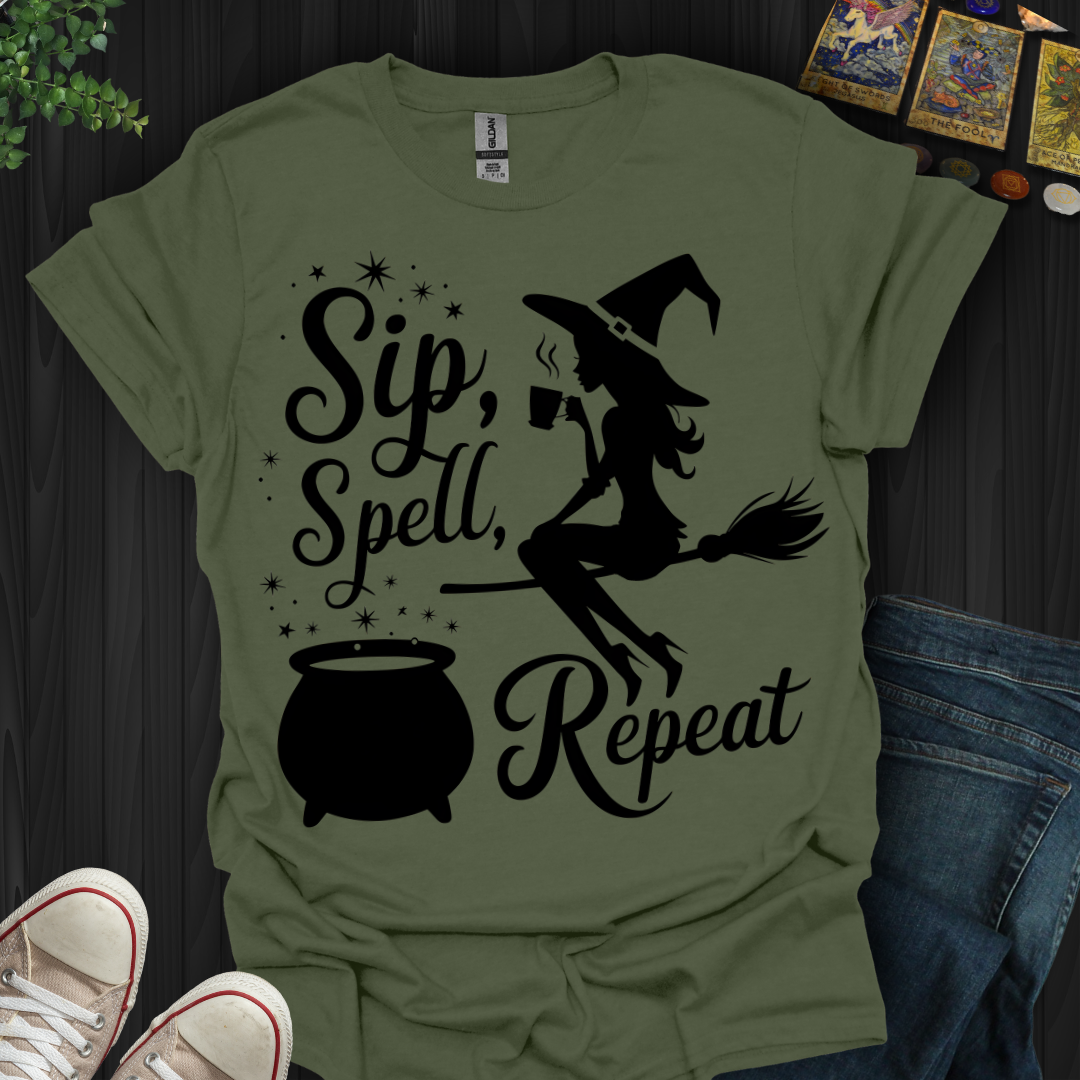 Sip, Spell, Repeat T-Shirt