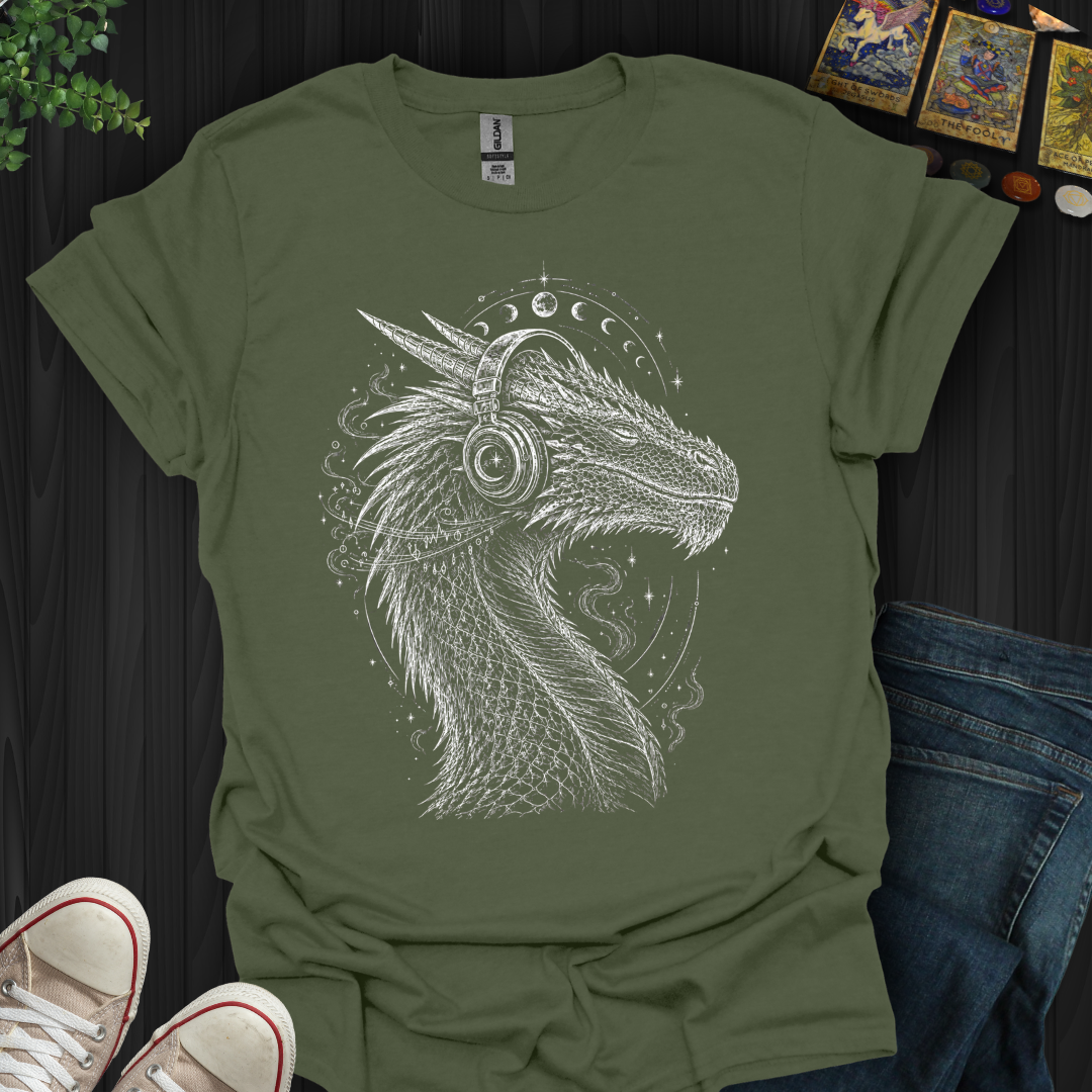 Headphones Dragon- T-Shirt