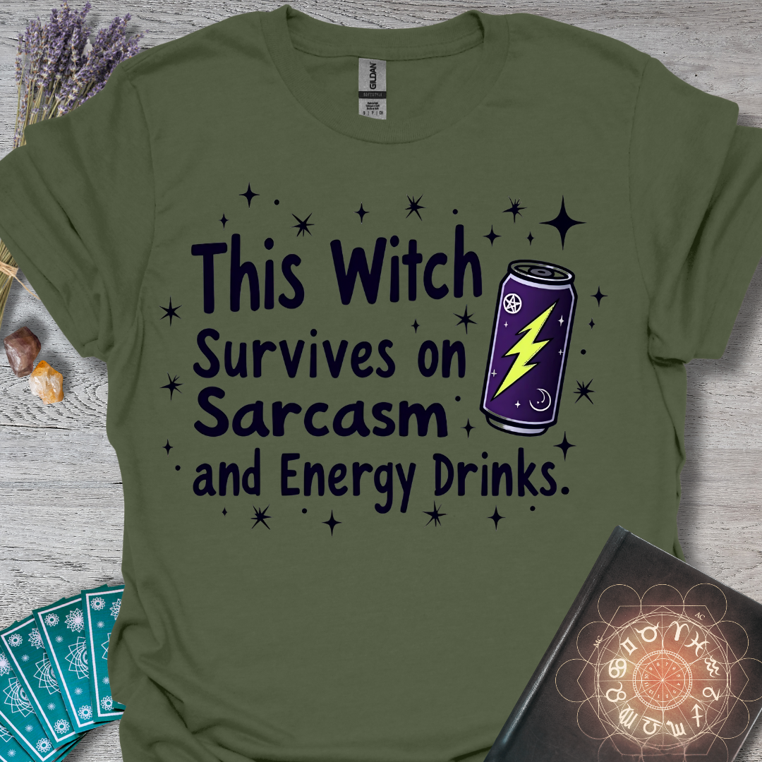 Sarcasm and Energy Witch T-Shirt