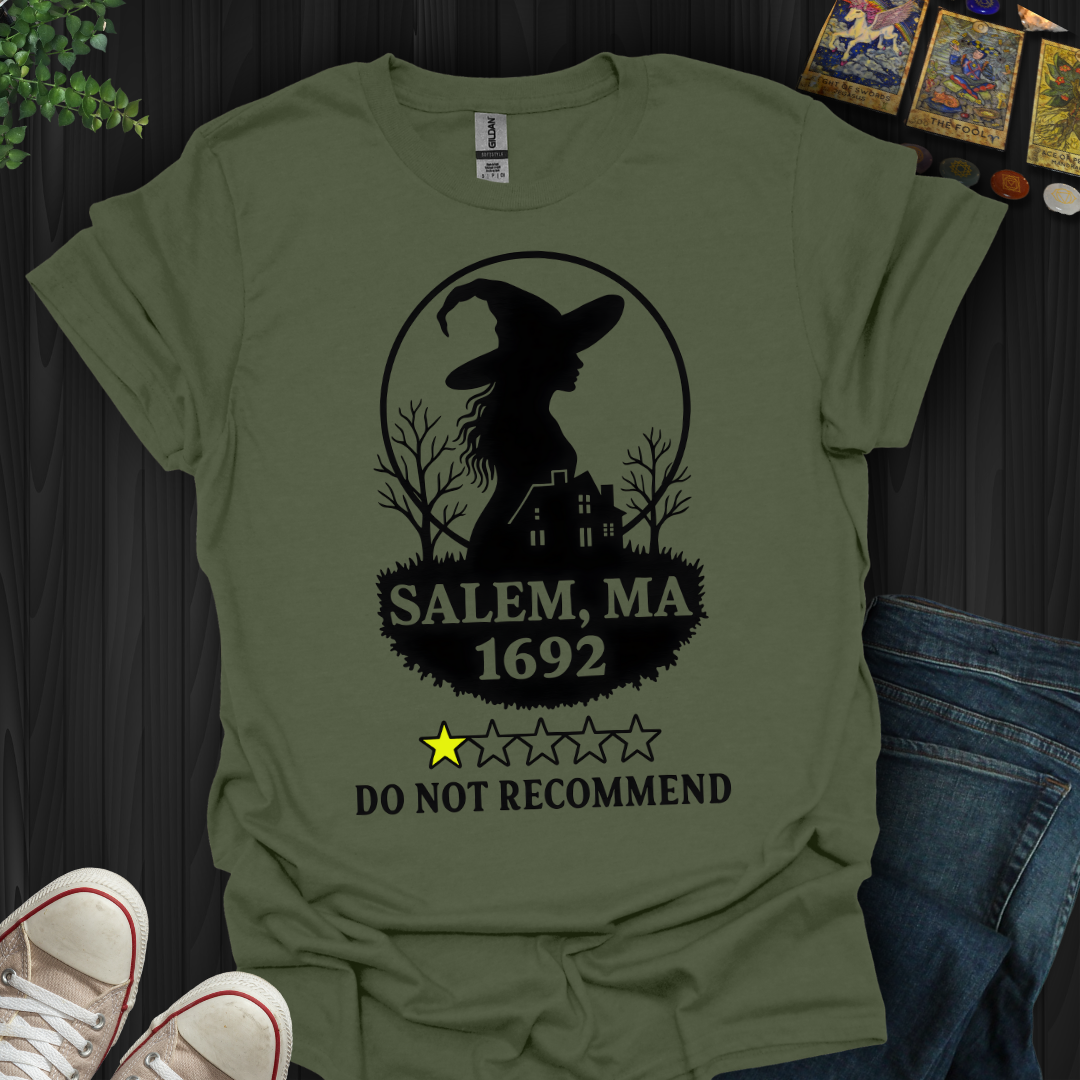 Salem, 1692 – One Star Review T-Shirt