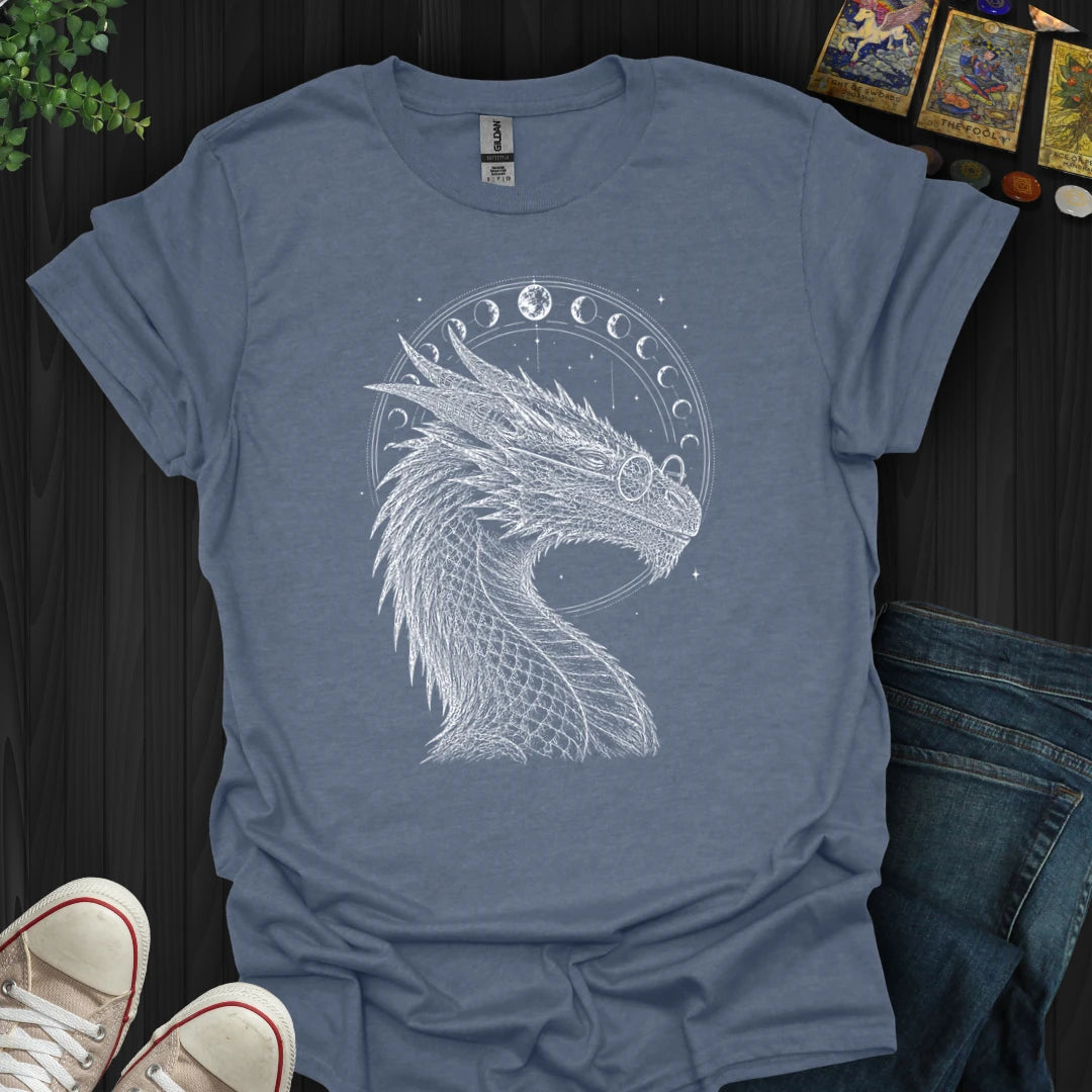 Moon Phase Dragon - T-Shirt