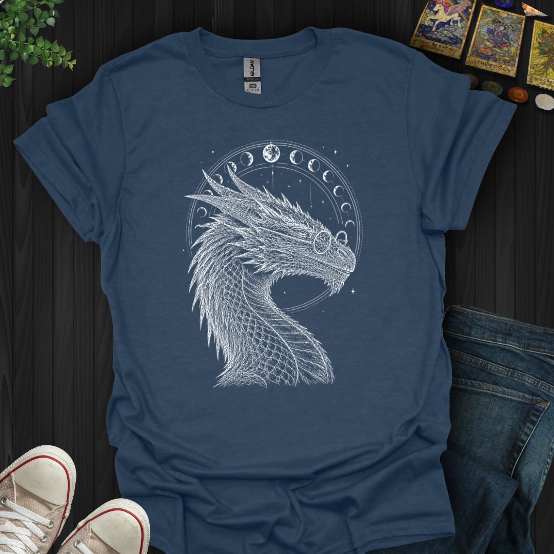 Moon Phase Dragon - T-Shirt