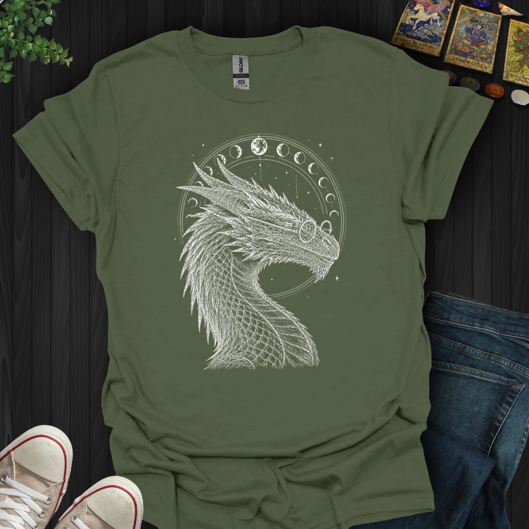 Moon Phase Dragon - T-Shirt