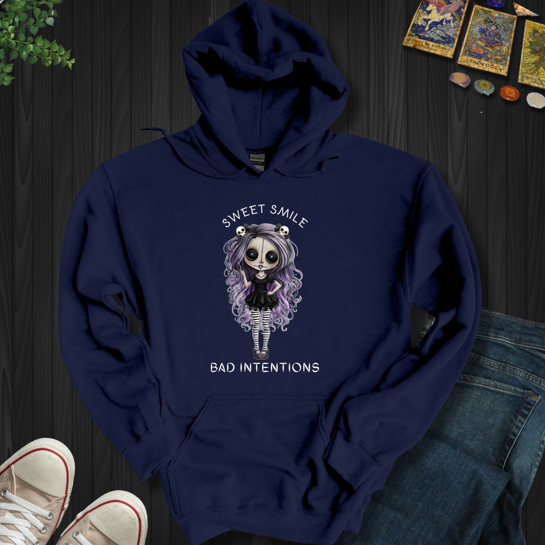 Sweet Smile, Bad Intentions Hooded Sweatshirt