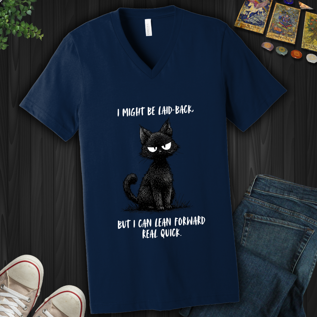 Laid-Back Not Soft V-Neck Tee