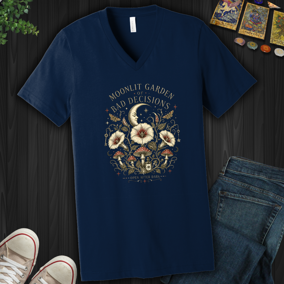 Moonlit Garden- V-Neck
