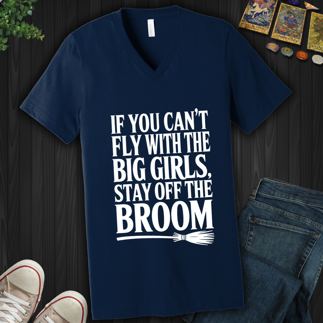 Fly With The Big Girls V-Neck Tee