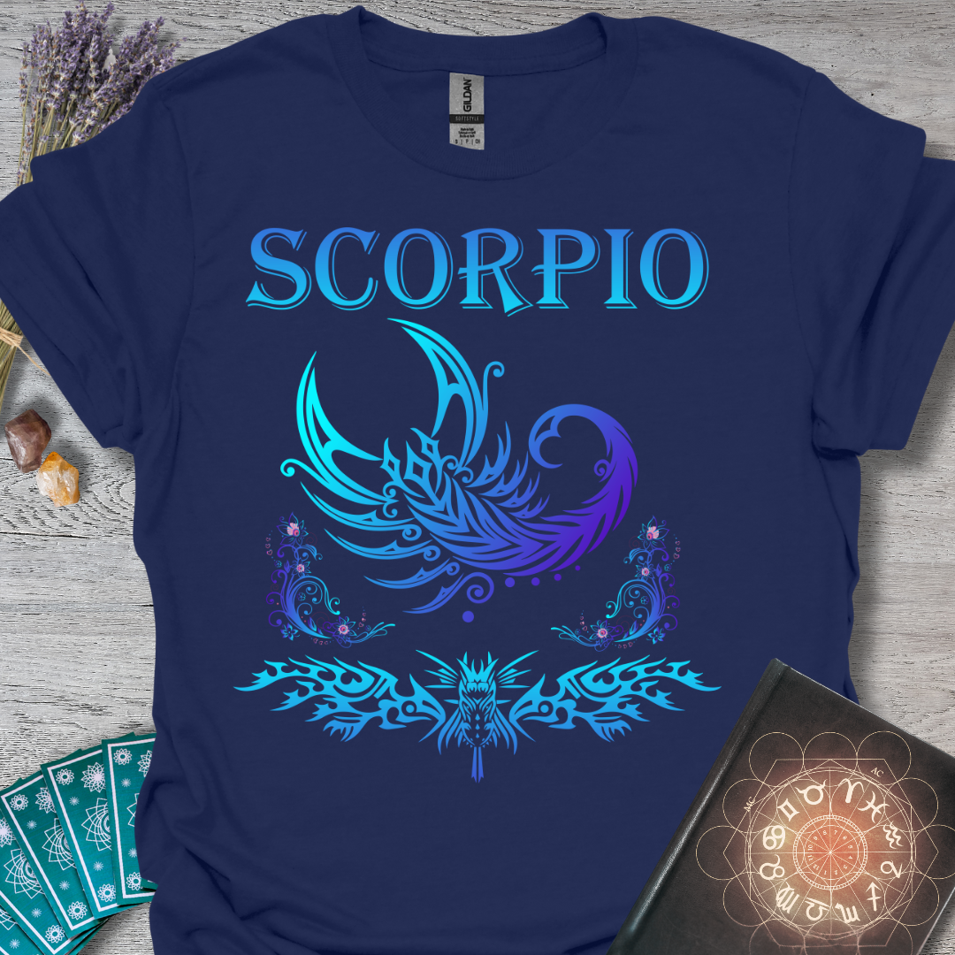 Flower Tribal Scorpio T-Shirt
