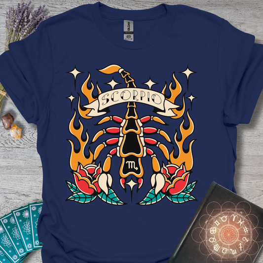 Scorpio's Fiery Sting T-Shirt