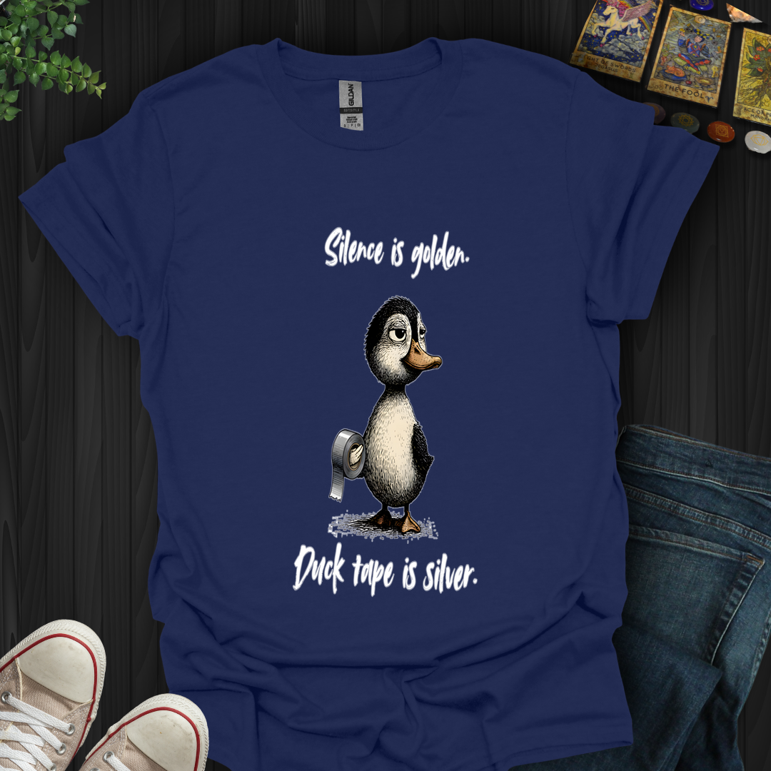 Silence Is Golden T-Shirt New