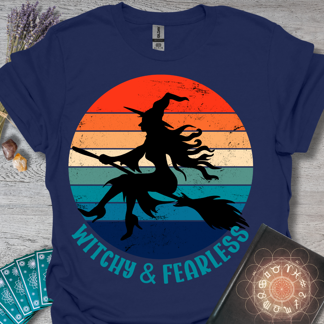 Retro Witchy & Fearless T-Shirt