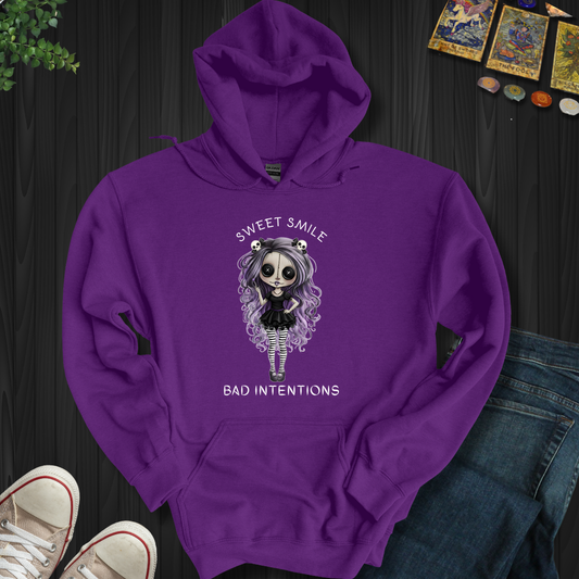 Sweet Smile, Bad Intentions Hooded Sweatshirt