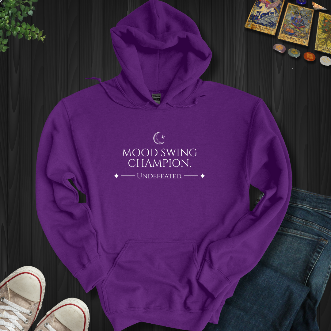 Mood Swing Champion- Hooded Sweatshirt