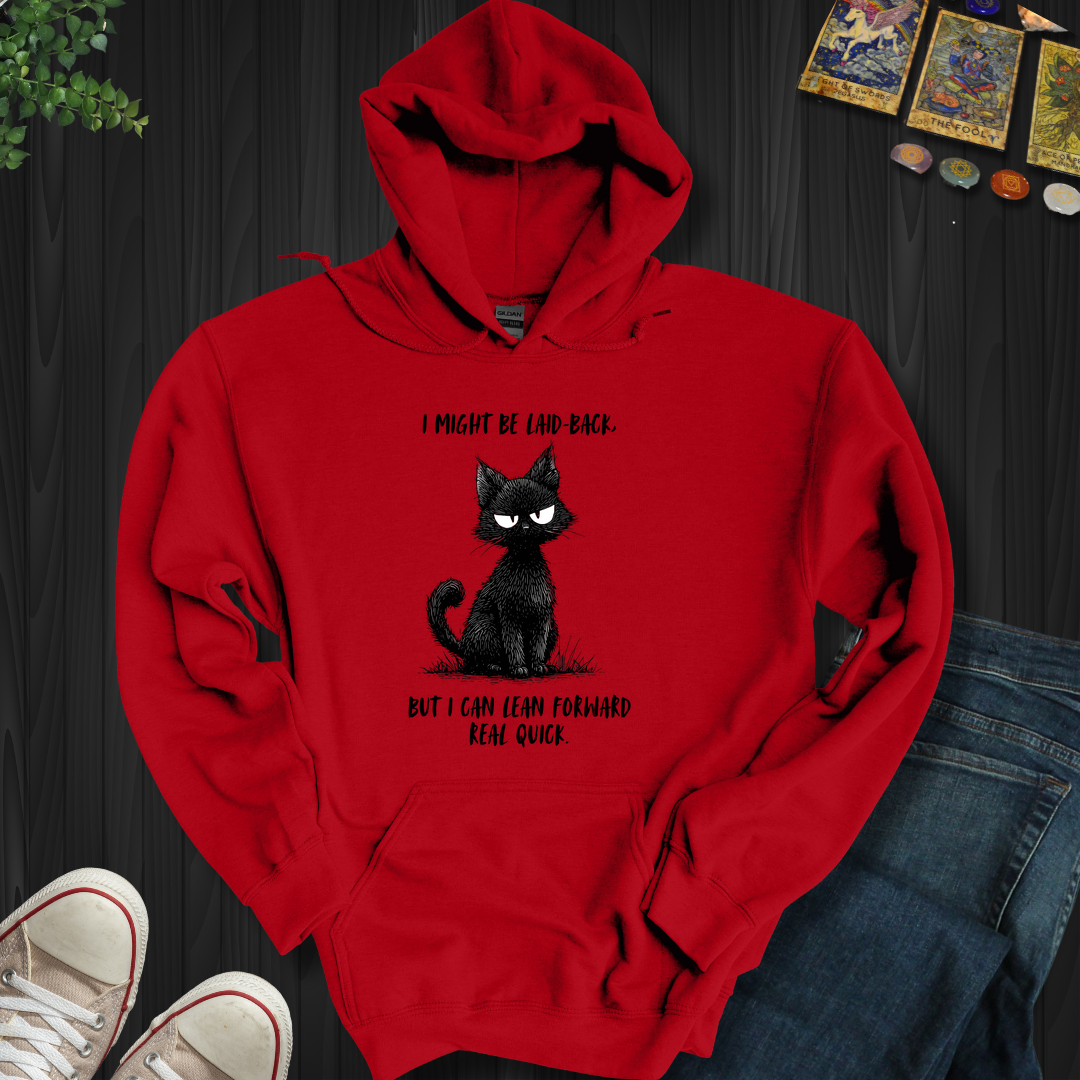 Laid-Back Not Soft Hooded Sweatshirt