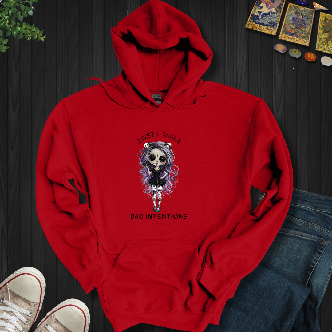 Sweet Smile, Bad Intentions Hooded Sweatshirt