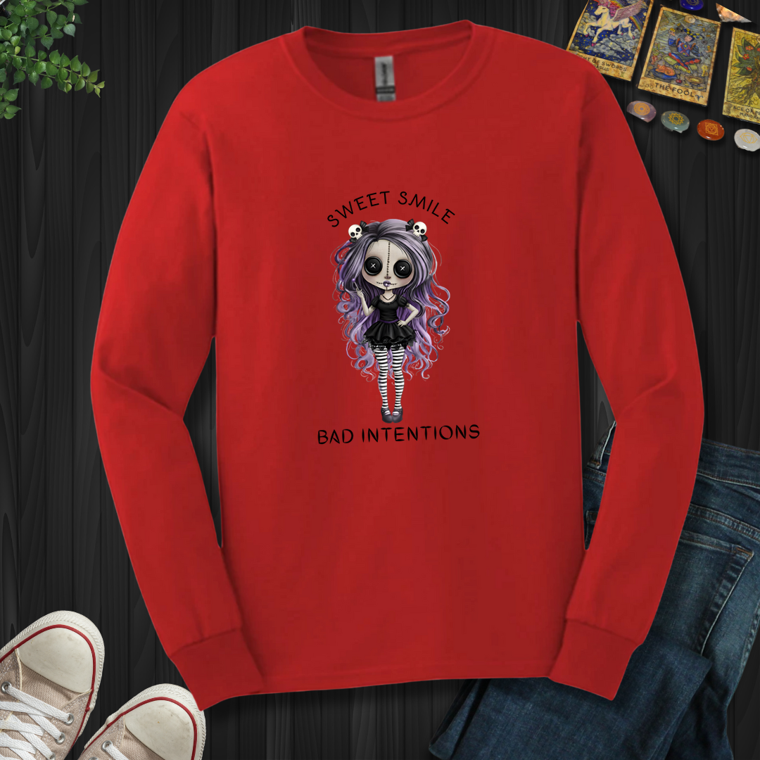 Sweet Smile, Bad Intentions Long Sleeve Tee
