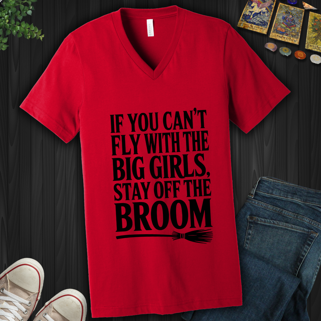 Fly With The Big Girls V-Neck Tee