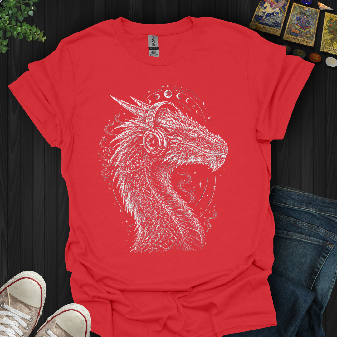 Headphones Dragon- T-Shirt