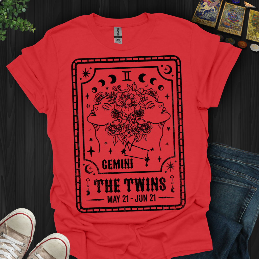 Gemini: The Cosmic Twin Flame T-Shirt