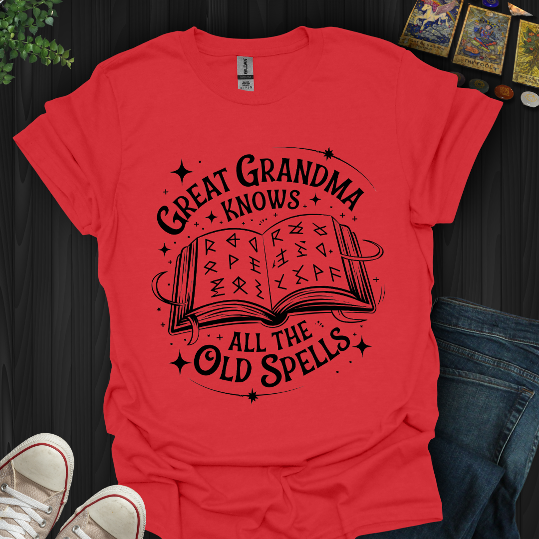 Great Grandma's Grimoire Magic T-Shirt