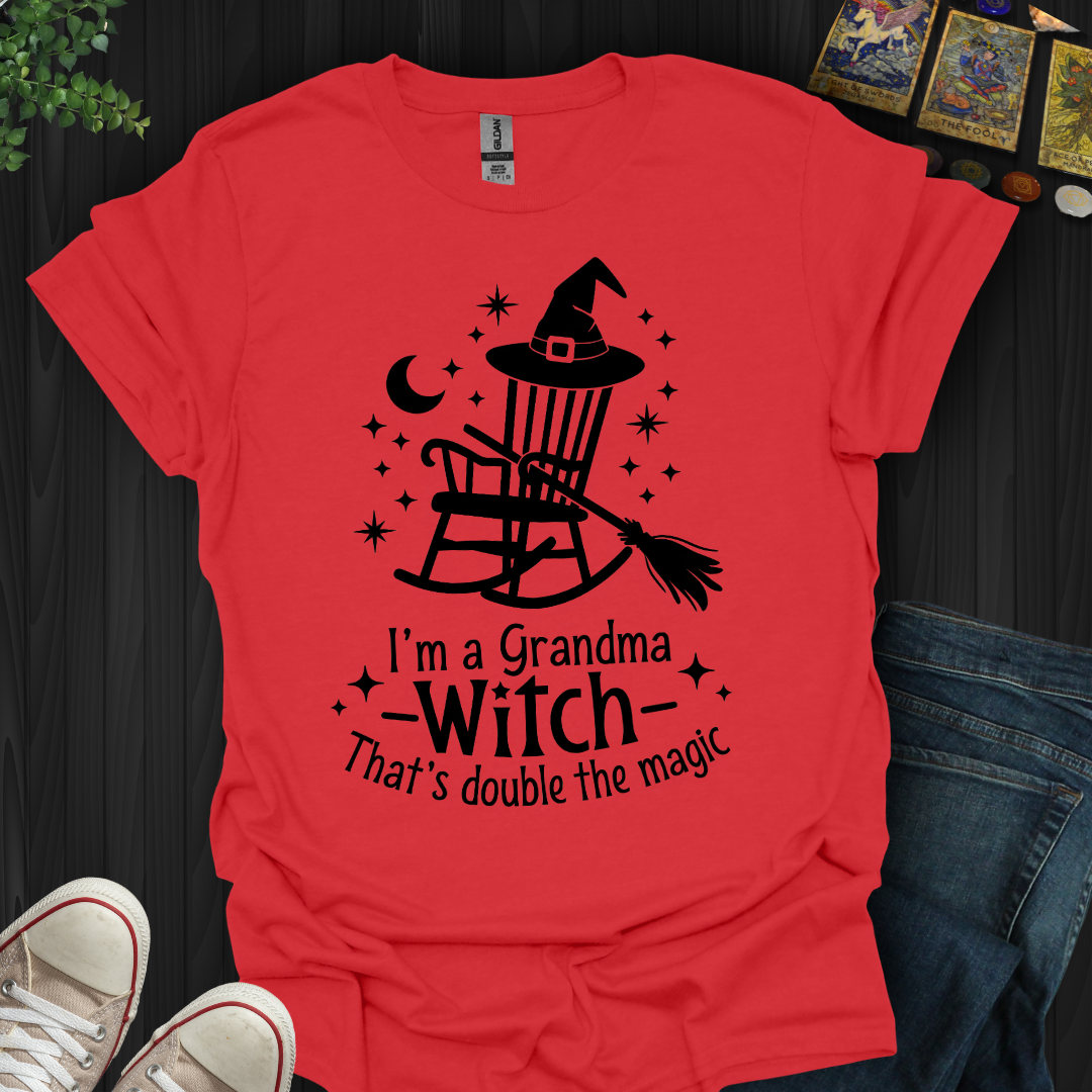 Grandma Witch: Double the Magic! T-Shirt