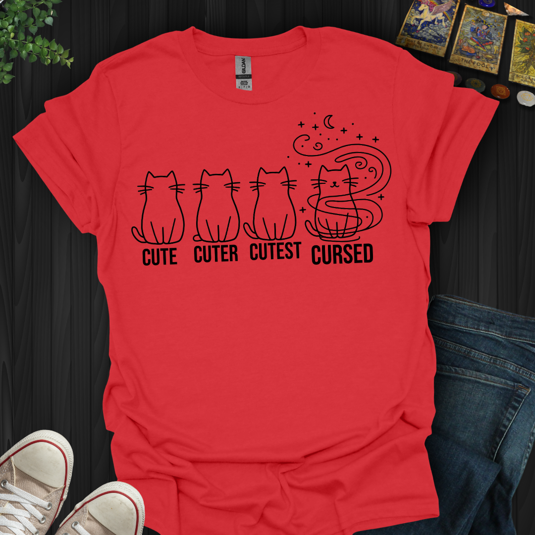 Cute,Cuter,Cutest,Cursed T-Shirt