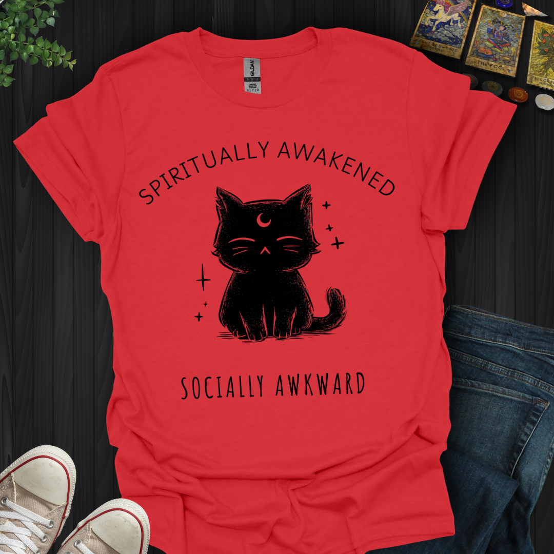 Spiritually Awakened, Socially Awkward T-Shirt