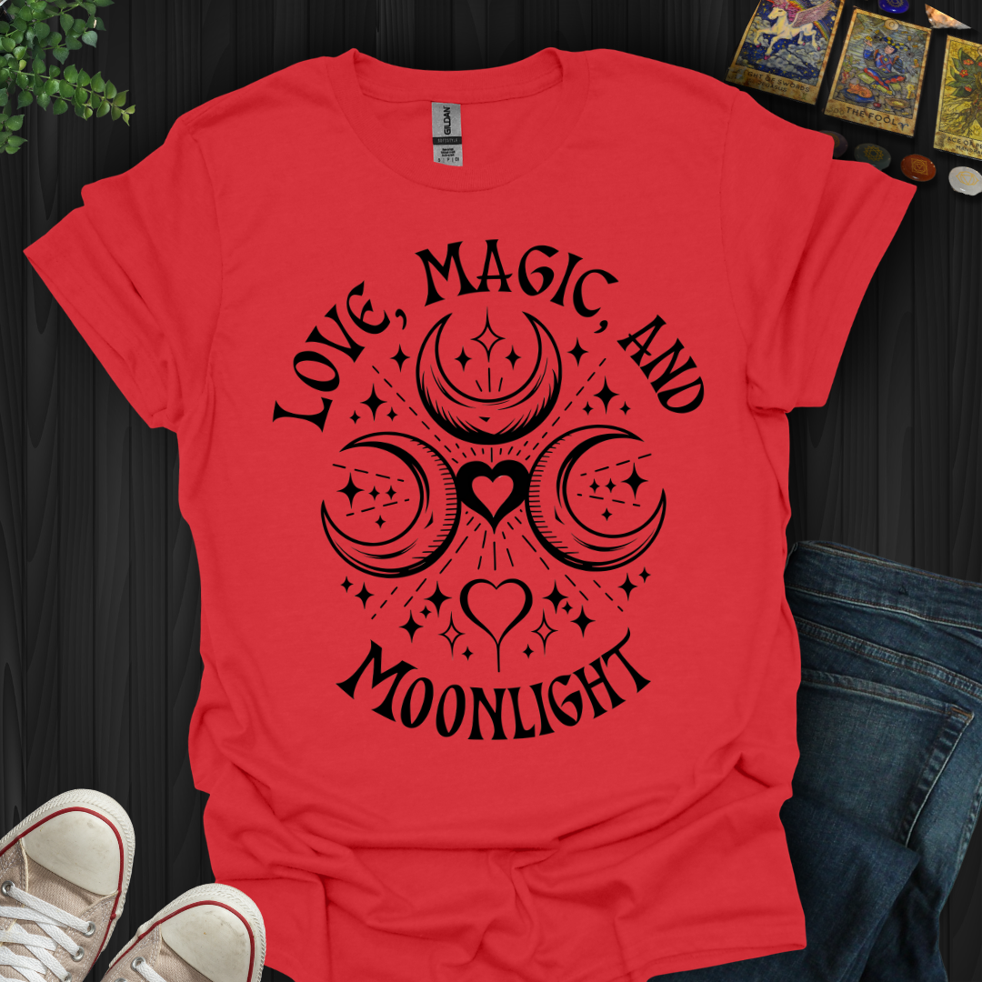 Love, Magic, and Moonlight T-Shirt