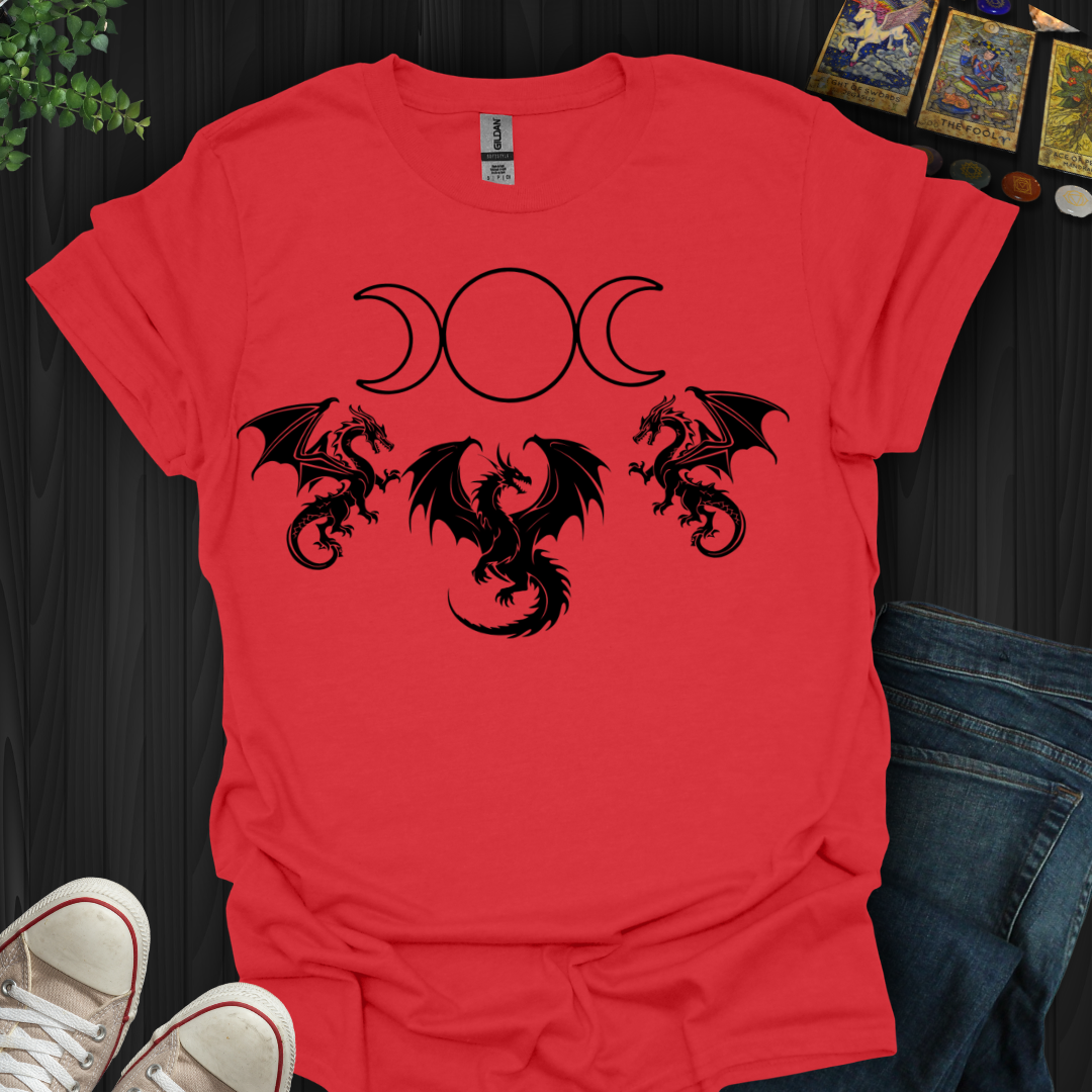Triple Moon Dragon T-Shirt