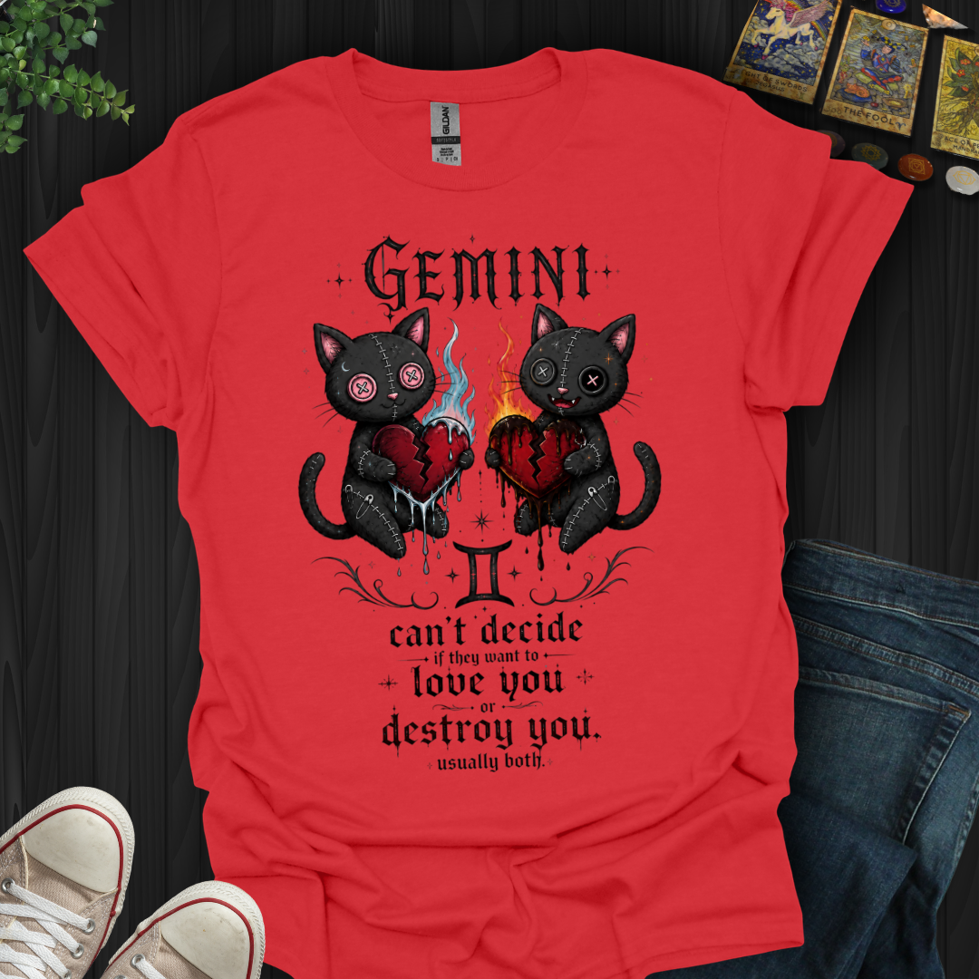 Gemini: Love You Or Destroy You T-Shirt