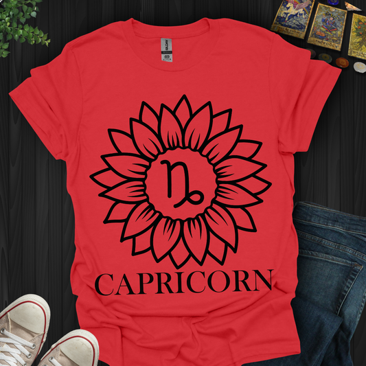 Capricorn Sunflower T-Shirt