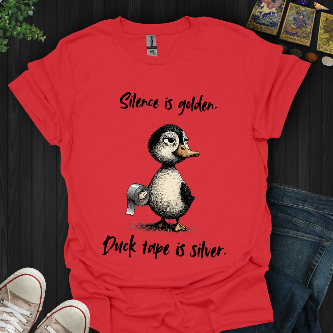 Silence Is Golden T-Shirt New