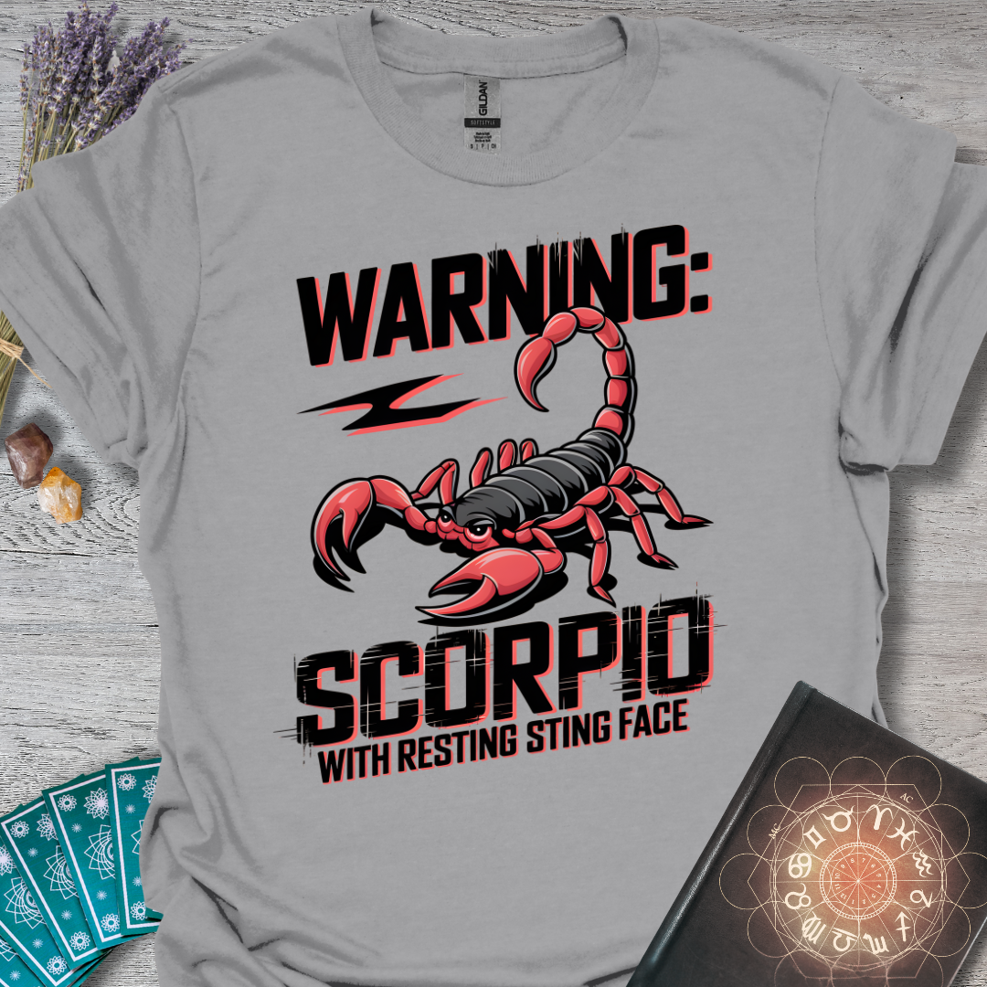 Scorpio Resting Sting Face T-Shirt