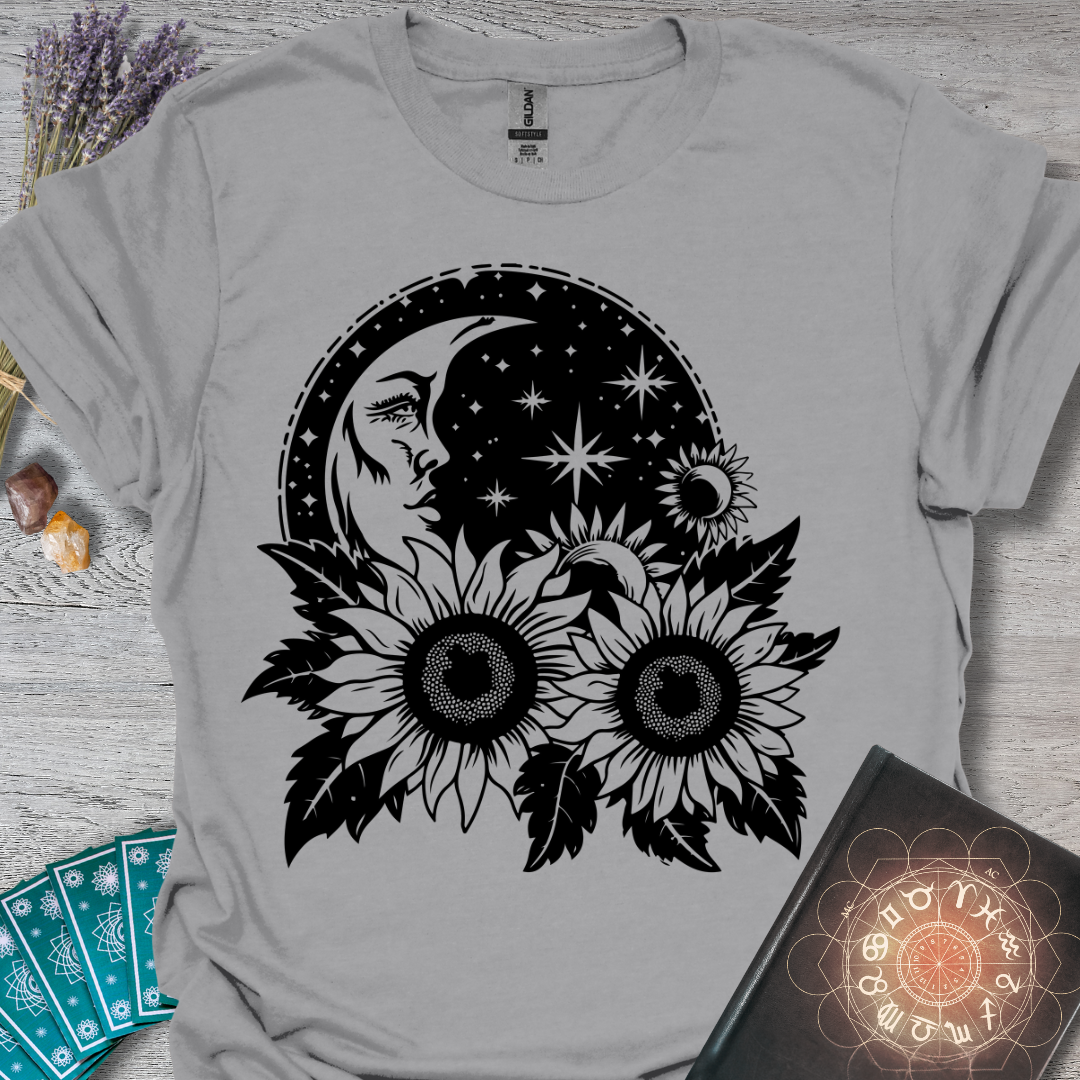 Sunflower and Moon T-Shirt