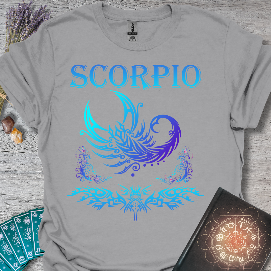 Flower Tribal Scorpio T-Shirt