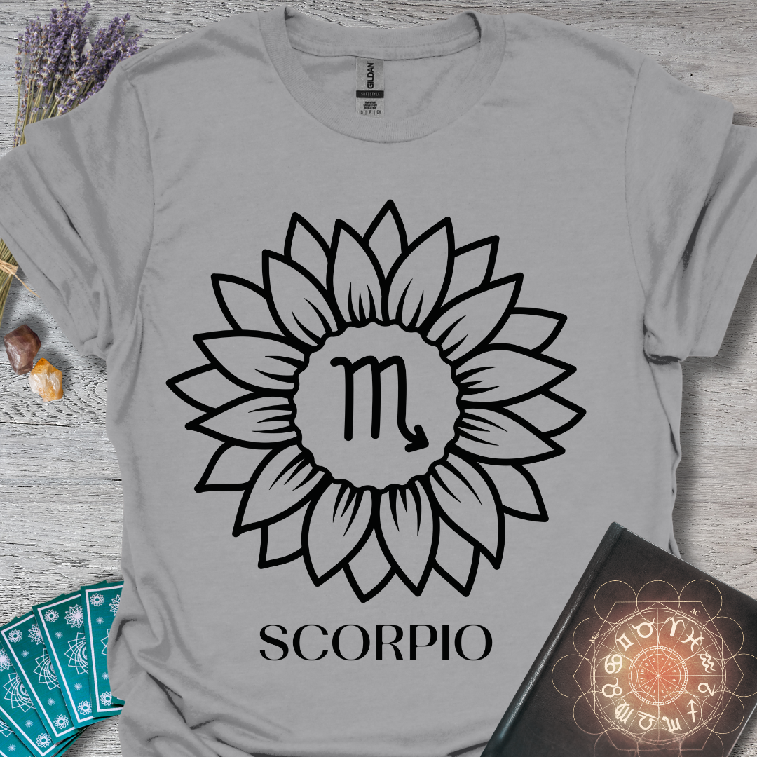Scorpio Sunflower T-Shirt