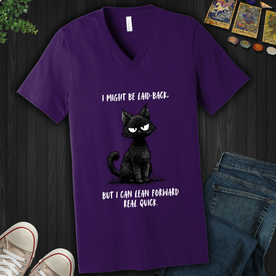 Laid-Back Not Soft V-Neck Tee