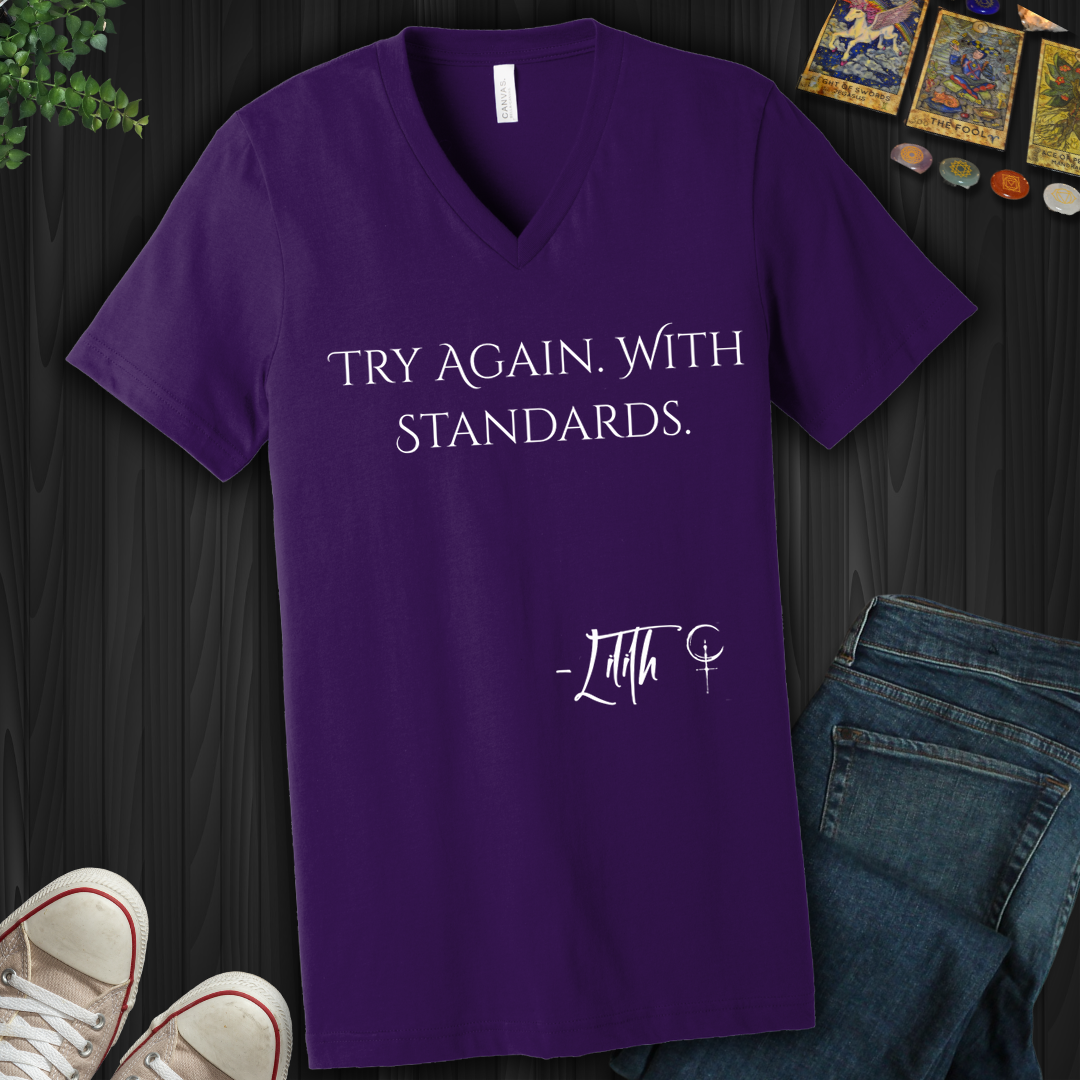 Try Again. With Standards- V-Neck