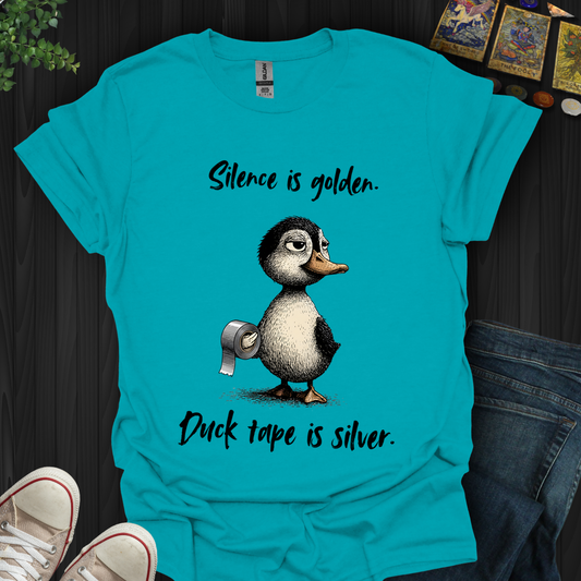 Silence Is Golden T-Shirt New