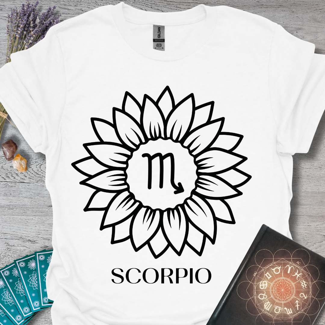 Scorpio Sunflower T-Shirt